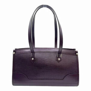 LOUIS VUITTON Epi Madeleine Cassis Purple Handbag